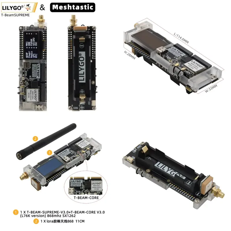 Esp32 S3 - für LILYGO T-Beam ESP32-S3 SX1262 Meshtastic