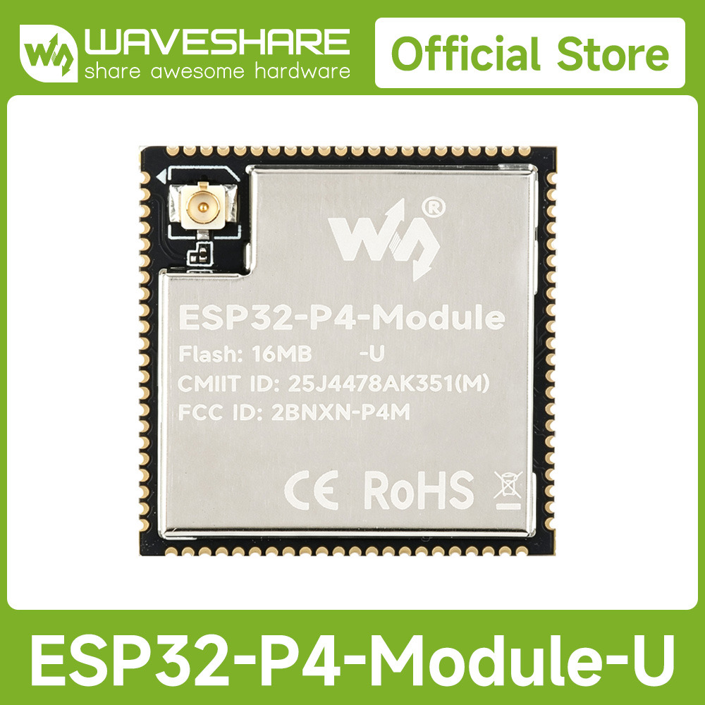Esp32 Wifi Bluetooth Module - Waveshare ESP32-P4-Modul-Kernplatine, unterstützt 2,4 GHz Wi-Fi