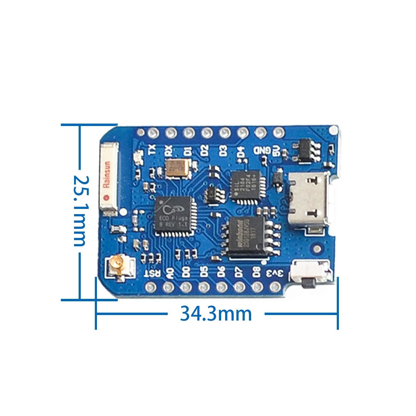Wemos d1 mini pro 4m 16m bytes – Esp8266 Nodemcu Bewertung und Preis