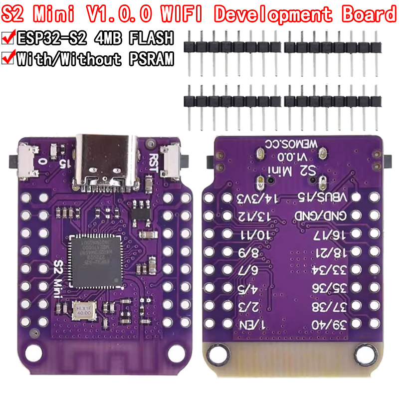 ESP32 S2 Mini V1.0.0 – LOLIN W – Esp32 S2 Bewertung und Preis