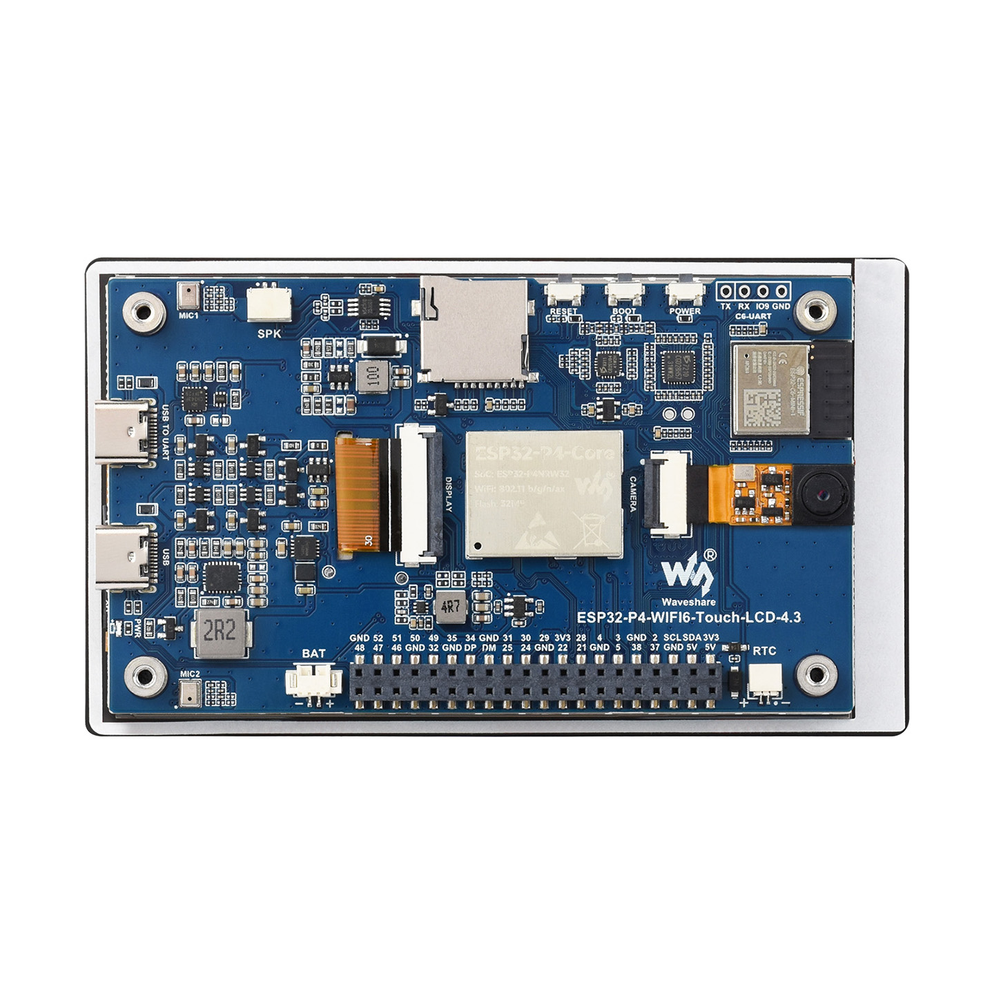 Waveshare ESP32-P4-WIFI6 4,3-Z – Esp32 P4 Bewertung und Preis